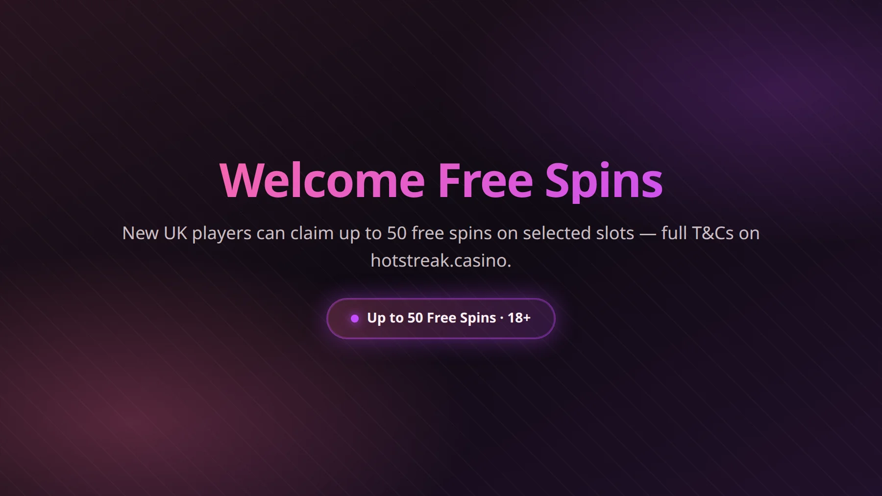 Hotstreak Casino bonuses overview