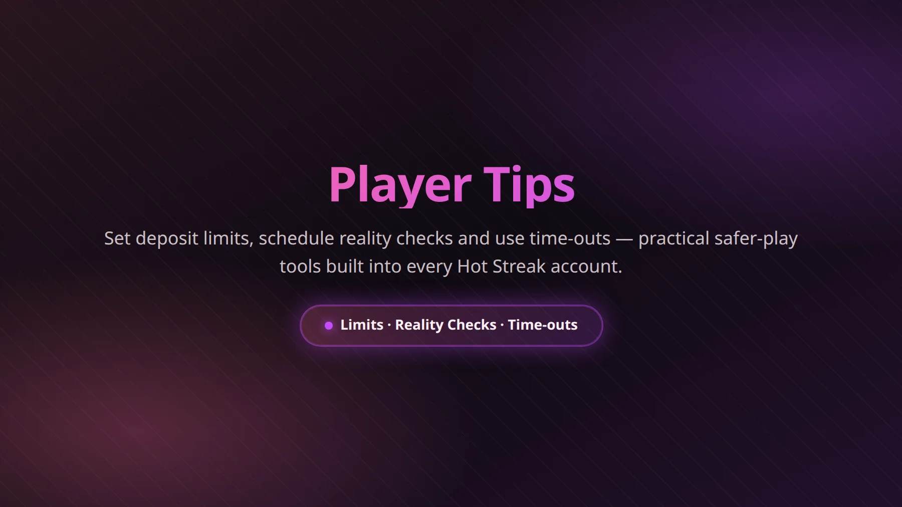 Hotstreak Casino tips overview